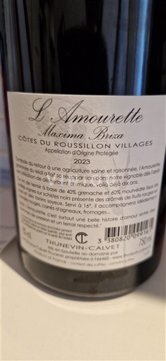 Руссільон Кот де Руссійон Вілаж Thunevin-Calvet L'Amourette Maxima Briza 2023