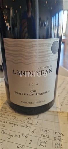 Лангедок Сен-Шиньян Domaine Landeyran 2016