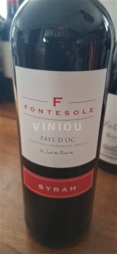 Лангедок та Руссійон Паї д'Ок Fontesole Syrah 2020
