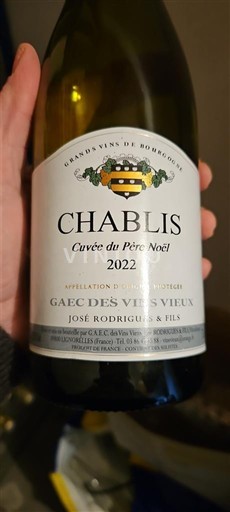 Burgundsko Chablis GAEC des Vieux Vieux du Père Noel 2022