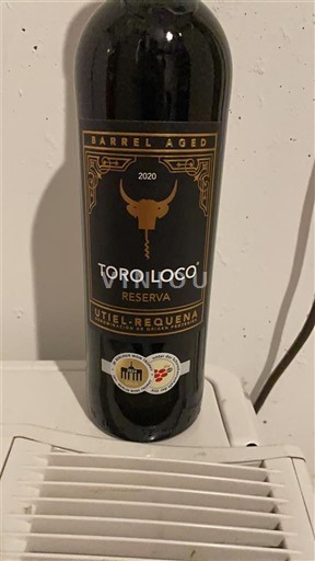 Cộng đồng Valencia Utiel-Requena Toro loco Reserva 2020