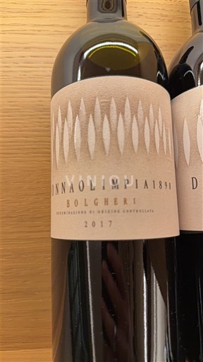 Vinuri Rouge sec Donna Olimpia 1898 2017 Italia Toscana Bolgheri DOC