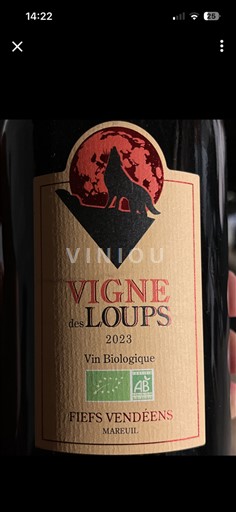 Loirevallei Niet gespecificeerd Vigne des Loups 2023