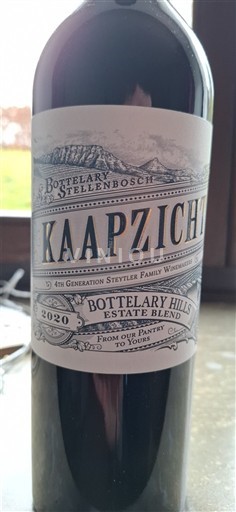 Pobrežní oblast Stellenbosch Château Kaapzicht Bottelary Hills Estate Blend 2020