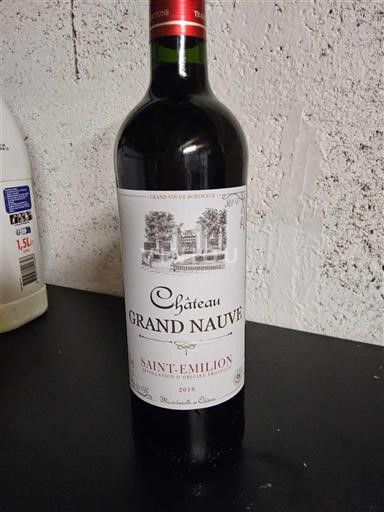 Bordoja Saint-Émilion Château Grand Nauve 2018