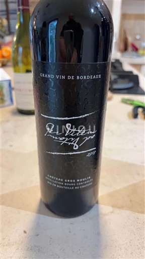 Bordeaux Blaye-Côtes-de-Bordeaux Château Gros Moulin Par Intuition 2018