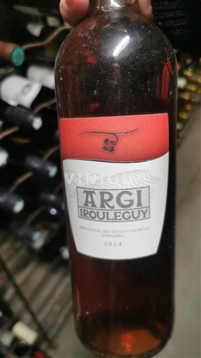 Південний Захід Ірулегі Domaine Argi 2014