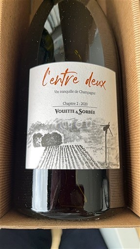 Šampanja Coteaux Champenois Vouette & Sorbée L'entre deux Chapitre 2 2020