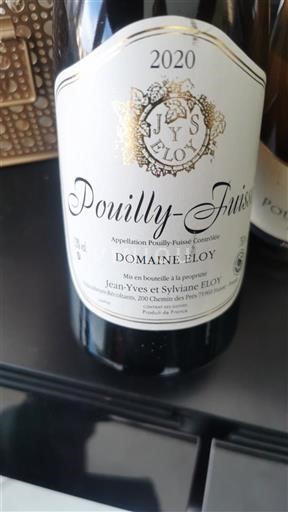 Burgund Pouilly-fuissé Domaine Eloy 2020