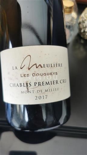 Бургундія Chablis Premier Cru La Meulière Les Gougueys 2017