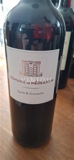 Wines Rouge sec Domaine Médélhan 2024 France Languedoc AOC