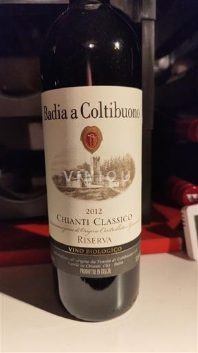 Тоскана К'янті Класико Badia a Coltibuono Riserva 2012