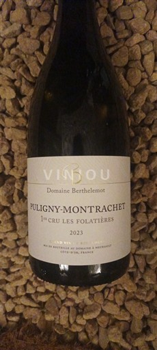 Burgundsko Puligny-Montrachet Premier Cru Domaine Berthelemot 1er Cru Les Folatières 2023