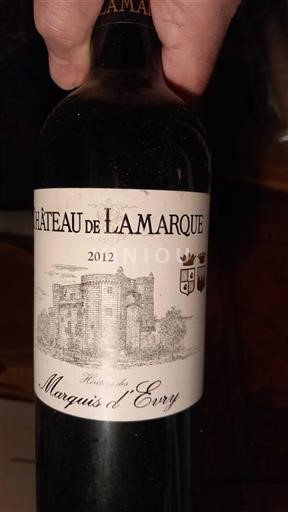Бордо Го-Медок Château Lamarque Marquis d'Evry 2012