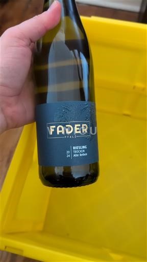 Пфальц Fader Alte Reben 2024