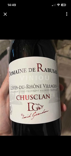 Thung lũng Rhône Côtes-du-rhône-villages Domaine Rabusas 2023