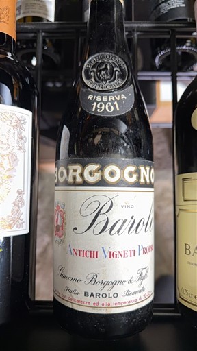 П'ємонт Бароло Giacomo Borgogno & Figli Antichi Vigneti Propri Riserva 1961