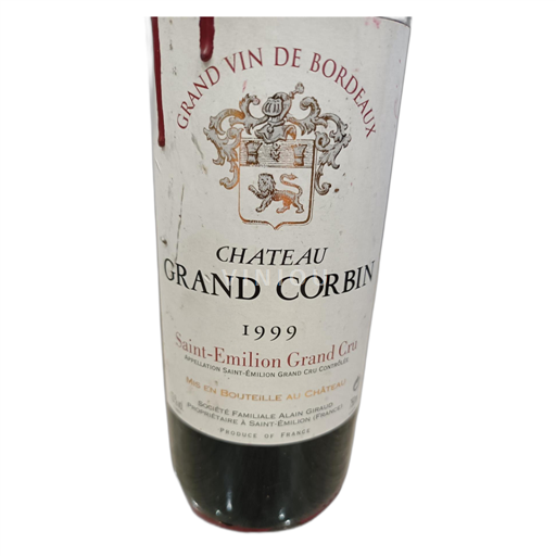 Bordeaux Saint-Émilion Grand Cru Château Grand Corbin 1999
