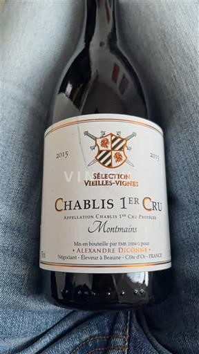 Бургундія Шаблі гранд крю Premier Cru Alexandre Diconné Sélection Vieilles Vignes 2015