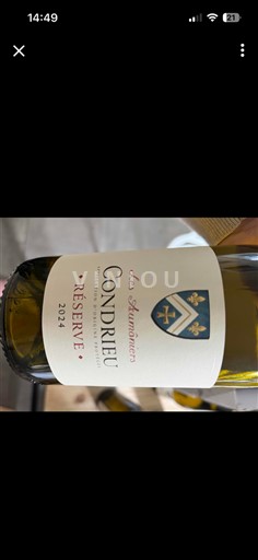 Údolí Rhôny Condrieu Les Salamandres Réserve 2024