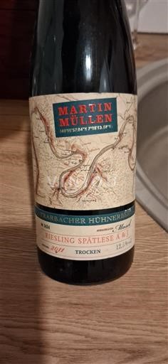 Мозель Martin Müllen Trarbacher Hühnerberg Riesling Spätlese A & I Trocken 2011