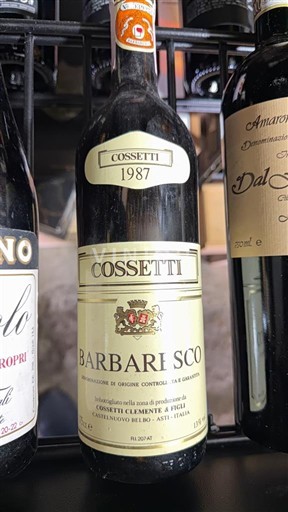 П'ємонт Барбареско Cossetti 1987