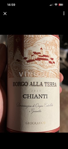 Тоскана К'янті Geografico Borgo Alla Terra 2023