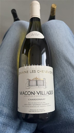 Бургундія Макон та макон-віллаж Domaine Les Chenevières 2020