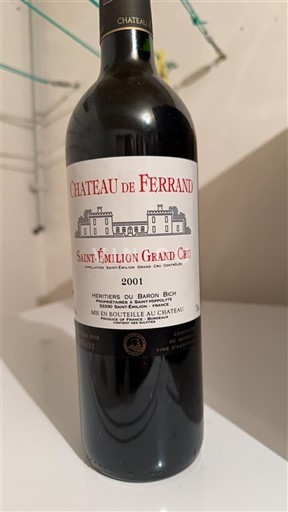 Bordeaux Saint-Émilion Grand Cru Grand Cru Château Ferrand 2001