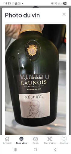 Samppanja Grand Cru Champagne Launois Réserve Ei vuosikertaa