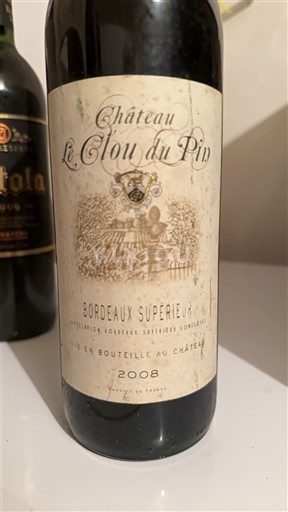 Бордо Бордо Суперіор Château Le Clou du Pin 2008