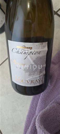 Луарська долина Вувре Pierre Champion Réserve 2018