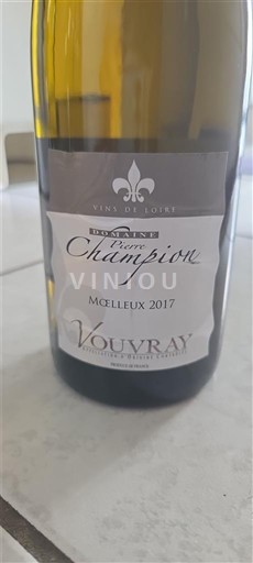 Луарська долина Вувре Domaine Pierre Champion 2017