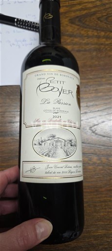 Бордо Кот-де-Бур. Petit Boyer La Buisser 2021