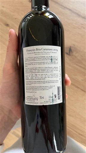 Roussillon Không được chỉ định François Bria Caramany 2019