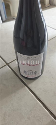 Viner Rouge sec Le Colombier Château Chenas 2019 Frankrike Beaujolais Moulin-à-vent AOC