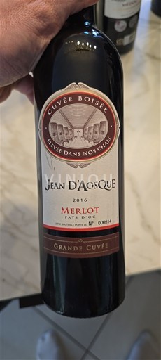 Лангедок та Руссійон Паї д'Ок Jean d'Aosque Boisée Grande 2016