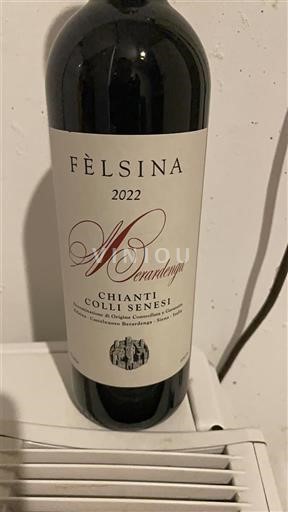 Vini Rouge sec Berardenga Fèlsina 2022 Italia Toscana Non specificato DOC