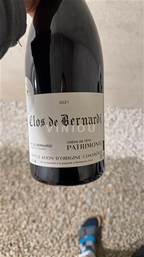Корсика Патрімоніо Clos de Bernardi Crème de Tête 2021