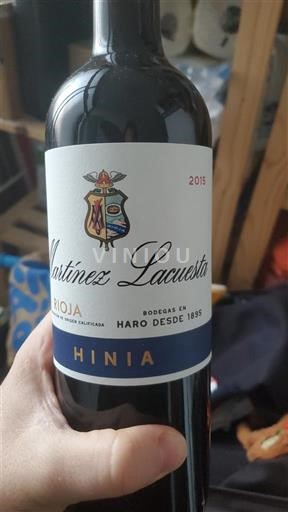Wines Rouge sec Hinia Martínez Lacuesta 2015 Spain Rioja DO