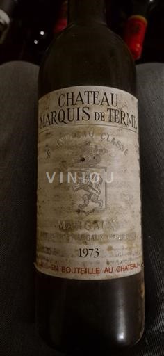 Бордо Марго Grand Cru Château Marquis de Terme 1973