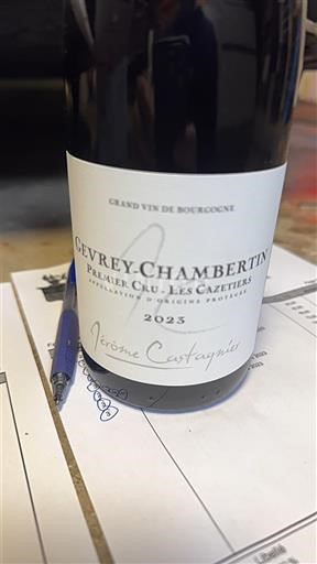 Burgundija Gevrey-chambertin Premier Cru Domaine Jérôme Castagnier Premier Cru - Les Cazetiers 2023