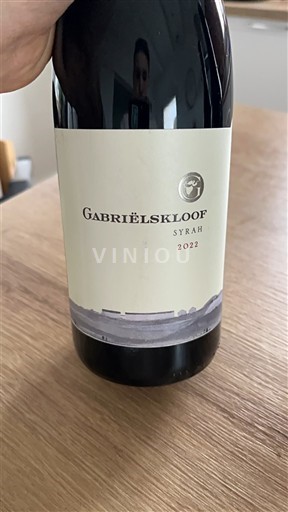Južna obala Cape Walker Bay Gabriëlskloof Syrah 2022