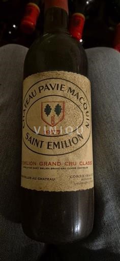Bordeaux Saint-Émilion Grand Cru Château Pavie Macquin 1977