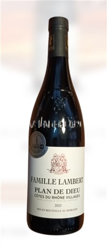Thung lũng Rhône Không được chỉ định Famille Lambert Plan de Dieu 2023