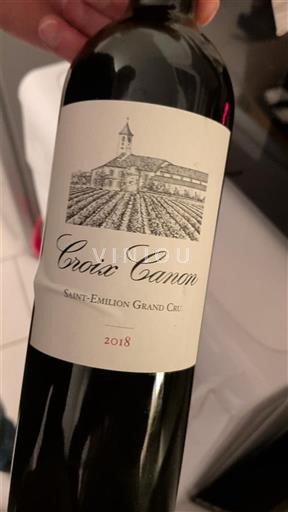 Bordeaux Saint-Émilion Grand Cru Croix Canon 2018