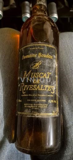 Vini Rouge doux Domaine Boudau Non millésimé Francia Roussillon Muscat di Rivesaltes AOC