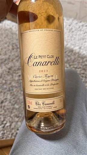 Корсика Фігарі Clos Canarelli Le Petit Clos 2023
