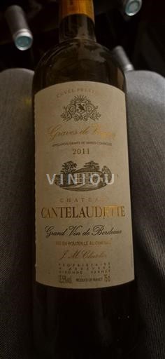 Бордо Грав-де-Вейр Château Cantelaudette Grains de Philosophe 2011