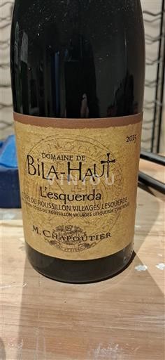 Roussillon Niet gespecificeerd Domaine Bila-Haut L'esquerda 2015